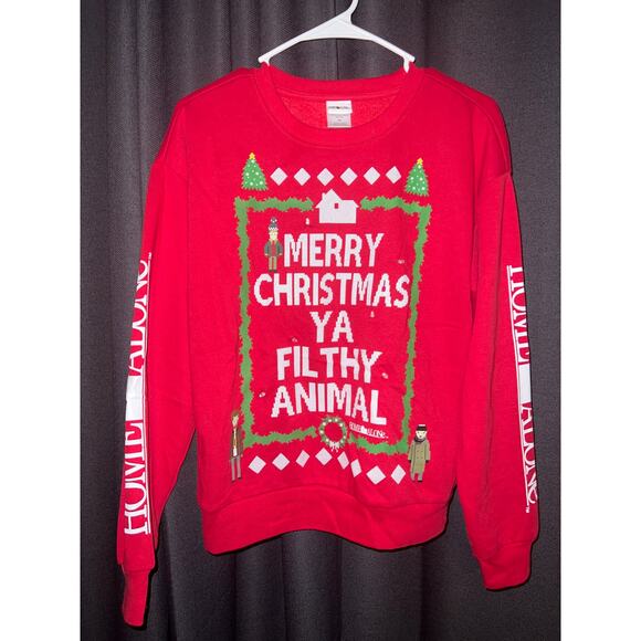 Ugly Christmas Sweater Sweatshirt Size XS Home Alone - Picture 1 of 3